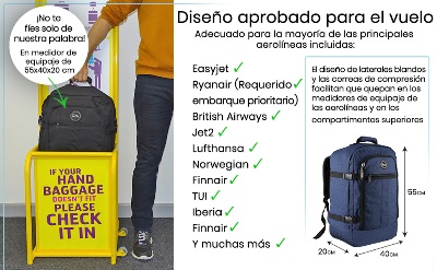 Medidas de mochilas en Vueling en 2023: esta es la normativa del equipaje  de mano - Infobae